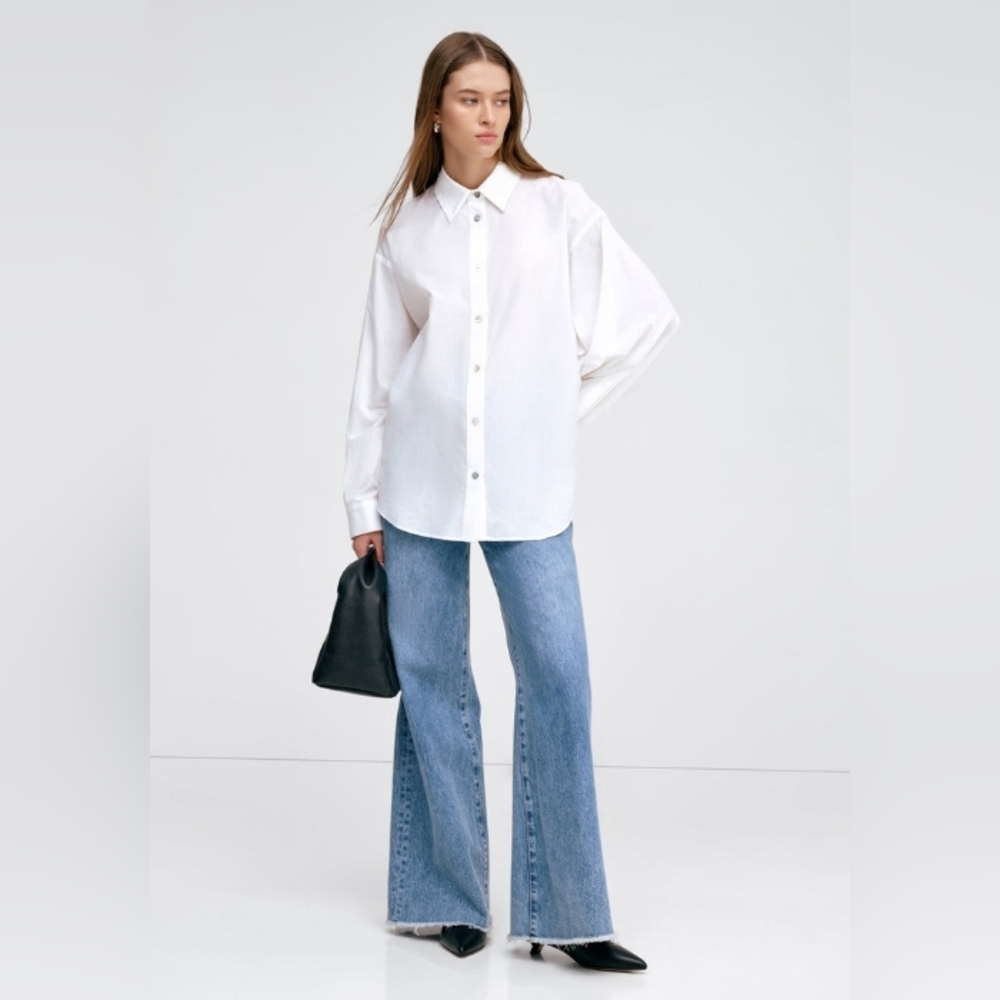 MARCELLA "McCarmen" Woman's Blue Wide-leg Jeans (#D-5)